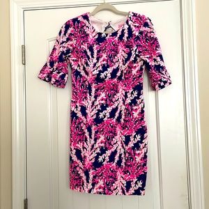 Lilly Pulitzer pink floral dress